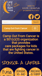 Mobile Screenshot of campoutfromcancer.com